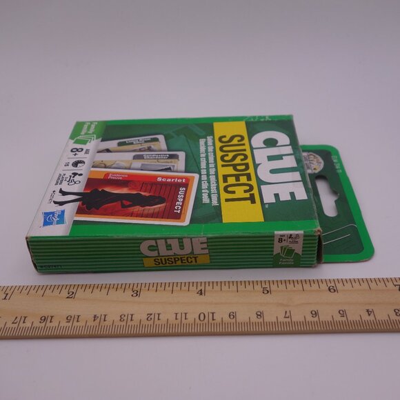 2010 HASBRO CLUE SUSPECT CARD GAME C27471 Made in USA 53569 56813 786C2C27471FB - Picture 7 of 12